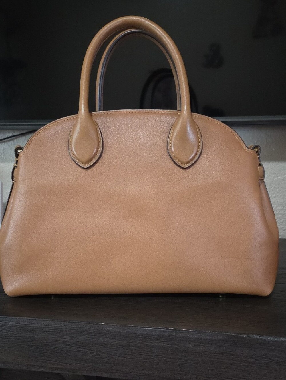 Coach Empire 28 Honey Brown Leather Satchel - Picture 3 of 9